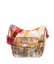 YNOT YESBAG Hobo-Schultertasche mit Fach rome raining - Damentaschen - 1