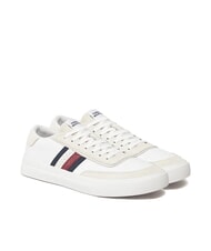 TOMMY HILFIGER TH CUPSET Ledersneakers Wei&szlig; - Herrenschuhe - 1