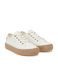 TOMMY HILFIGER TH Canvas-Epadrilles-Sneaker altes Wei&szlig; - Damenschuhe - 1