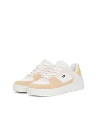 TOMMY HILFIGER BASKET MIX Damen-Sneaker alter wei&szlig;er/toniger Kiesel - Damenschuhe - 1