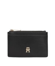 TOMMY HILFIGER TH ICON Kartenetui / M&uuml;nzb&ouml;rse Schwarz - Brieftaschen Damen - 1