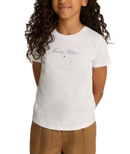 TOMMY HILFIGER KIDS BIMBA Kurz&auml;rmeliges T-Shirt mit Logodruck - Kinder-T-Shirt