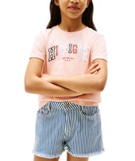 TOMMY HILFIGER KIDS BIMBA Kurz&auml;rmeliges T-Shirt mit Aufdruck Koralleneis - Kinder-T-Shirt - 1