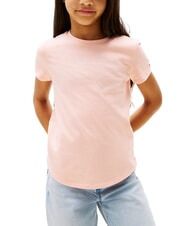 TOMMY HILFIGER KIDS BIMBA Schmal geschnittenes Kurzarm-T-Shirt Koralleneis - Kinder-T-Shirt - 1