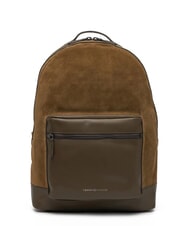 TOMMY HILFIGER TH CASUAL SUEDE Lederrucksack f&uuml;r 15-Zoll-Laptop K&uuml;stentaupe - PC-Rucks&auml;cke - 1