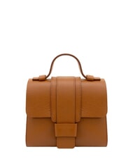 LESAC SABRINA Elegante Dollar-Lederhandtasche dunkles Leder - Damentaschen - 1