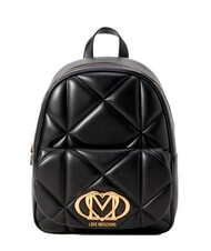 LOVE MOSCHINO EMBOSSED Rucksack mit Tasche Schwarz - Damentaschen - 1