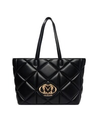 LOVE MOSCHINO EMBOSSED Schultertasche Schwarz - Damentaschen - 1