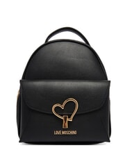 LOVE MOSCHINO HEART TURNLOCK Rucksack mit Tasche Schwarz - Damentaschen - 1