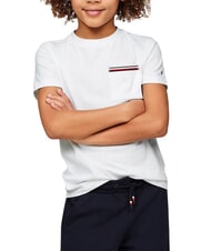 TOMMY HILFIGER TH KIDS Kurz&auml;rmeliges T-Shirt mit Tasche - Kinder-T-Shirt