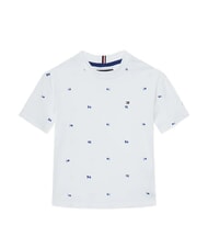 TOMMY HILFIGER TH KIDS Baumwoll-T-Shirt mit Aufdruck strahlend wei&szlig; - Kinder-T-Shirt - 1