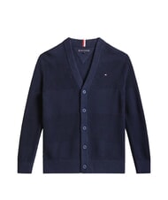 TOMMY HILFIGER TH KIDS Kinder-Baumwollstrickjacke dunkle Nachtmarine - Kinderpullover - 1