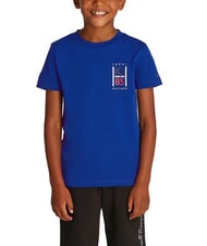 TOMMY HILFIGER TH KIDS Kurzarm-T-Shirt f&uuml;r Kinder Keilblau - Kinder-T-Shirt - 1