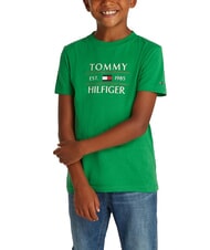 TOMMY HILFIGER TH KIDS T-Shirt mit gro&szlig;em Logodruck - Kinder-T-Shirt