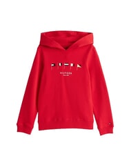 TOMMY HILFIGER TH KIDS Kapuzenpullover mit Flaggenstickerei Prim&auml;rrot - Sweatshirts Kinder - 1