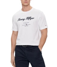 TOMMY HILFIGER TH Kurz&auml;rmeliges T-Shirt mit Stickerei Wei&szlig; - Herren-T-Shirts - 1