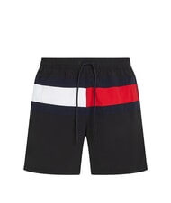 TOMMY HILFIGER TH Badehose mit Flaggenlogo Schwarz - Herrenbadehosen - 1