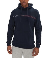 TOMMY HILFIGER TH JEANS Sweatshirt mit Tasche und Kapuze dunkle Nachtmarine - Sweatshirts Herren - 1