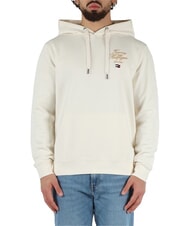 TOMMY HILFIGER TH Hoodie mit Logostickerei Elfenbeinbl&uuml;tenblatt - Sweatshirts Herren - 1