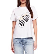 GUESS POPCORN Baumwoll-T-Shirt - T-Shirts und Tops f&uuml;r Damen