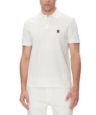 TOMMY HILFIGER TH Kurz&auml;rmeliges Poloshirt mit Monogrammstickerei - Herren-Polo-Shirts/Herren-Polo-Shirt/Herrenpoloshirt/Herrenpoloshirts