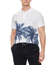 TOMMY HILFIGER TH Kurz&auml;rmeliges Poloshirt mit Aufdruck - Herren-Polo-Shirts/Herren-Polo-Shirt/Herrenpoloshirt/Herrenpoloshirts