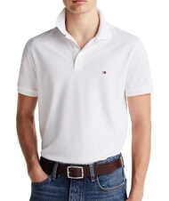 TOMMY HILFIGER TH Kurz&auml;rmeliges Poloshirt aus Baumwolle Wei&szlig; - Herren-Polo-Shirts/Herren-Polo-Shirt/Herrenpoloshirt/Herrenpoloshirts - 1