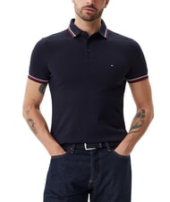 TOMMY HILFIGER TH TIPPED Schmal geschnittenes, kurz&auml;rmeliges Poloshirt W&uuml;stenhimmel - Herren-Polo-Shirts/Herren-Polo-Shirt/Herrenpoloshirt/Herrenpoloshirts - 1