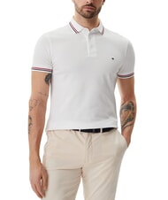 TOMMY HILFIGER TH TIPPED Schmal geschnittenes, kurz&auml;rmeliges Poloshirt - Herren-Polo-Shirts/Herren-Polo-Shirt/Herrenpoloshirt/Herrenpoloshirts