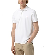 TOMMY HILFIGER TH Kurz&auml;rmeliges Poloshirt aus Baumwolle Wei&szlig; - Herren-Polo-Shirts/Herren-Polo-Shirt/Herrenpoloshirt/Herrenpoloshirts - 1