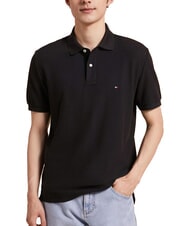 TOMMY HILFIGER TH Kurz&auml;rmeliges Poloshirt aus Baumwolle ck schwarz - Herren-Polo-Shirts/Herren-Polo-Shirt/Herrenpoloshirt/Herrenpoloshirts - 1