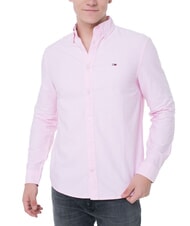 TOMMY HILFIGER TH JEANS Oxford-Hemd in regul&auml;rer Passform rosa Zuckerstreifen - Herrenhemden - 1