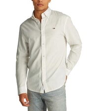TOMMY HILFIGER TH JEANS Lang&auml;rmeliges Hemd aus Leinenmischgewebe ecru - Herrenhemden - 1