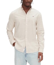 TOMMY HILFIGER TH JEANS Lang&auml;rmeliges Hemd aus Leinenmischgewebe Reliktbr&auml;une - Herrenhemden - 1