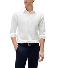 TOMMY HILFIGER TH Lang&auml;rmeliges Stretch-Baumwollhemd - Herrenhemden