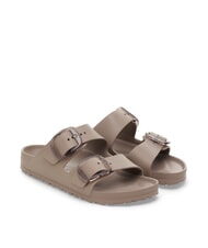 BIRKENSTOCK ARIZONA BIG BUCKLE EVA Pantoffel mit zwei Riemen und Schnallen grau taupe - Damenschuhe - 1