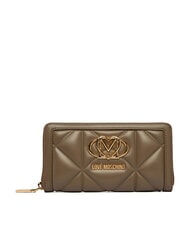 LOVE MOSCHINO EMBOSSED Gro&szlig;e Geldb&ouml;rse mit Rei&szlig;verschluss - Brieftaschen Damen