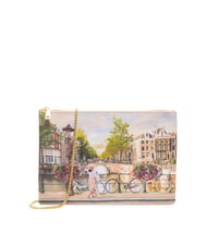 YNOT YESBAG SPECIAL Umh&auml;ngetasche aus Metall mit Umschlag Fahrr&auml;der - Damentaschen - 1