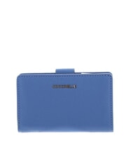 COCCINELLE METALLIC SOFT Geldb&ouml;rse aus strukturiertem Leder - Brieftaschen Damen