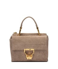 COCCINELLE ARLETTIS SUEDE DROPLET Mini-Ledertasche mit Schulterriemen warmes Taupe - Damentaschen - 1