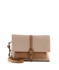 COCCINELLE DORIAN BICOLOR Schultertasche aus Leder Rosetten/Haut - Damentaschen - 1