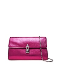 COCCINELLE MAGIE 2NITE SMOOTH Clutch aus Metallic-Leder Sangria - Damentaschen - 1