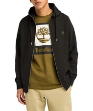 TIMBERLAND E-R BASIC Sweatshirt mit Rei&szlig;verschluss und Kapuze Schwarz/Pflaster - Sweatshirts Herren - 1