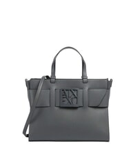 ARMANI EXCHANGE A|X BUCKLE Handshopper, mit Schultergurt K&uuml;hlstahl - Damentaschen - 1