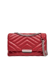 ARMANI EXCHANGE QUILTED Schulter-/Umh&auml;ngetasche rote Dahlie - Damentaschen - 1