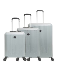 DELSEY CHRISTINE EU Kabinen- + Mittel- + Gro&szlig;wagen-Set SILBER - Trolleyset - 1