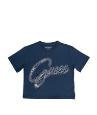 GUESS KIDS Baumwoll-T-Shirt geheimes Blau - Kinder-T-Shirt - 1