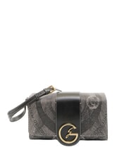 GATTINONI PLANETARIUM Umh&auml;ngetasche mit &Uuml;berschlag monochrom hellgrau/schwarz - Damentaschen - 1