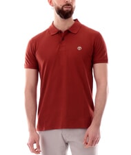 TIMBERLAND MILLERS RIVER Kurzarm-Poloshirt verbranntes Henna - Herren-Polo-Shirts/Herren-Polo-Shirt/Herrenpoloshirt/Herrenpoloshirts - 1