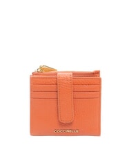 COCCINELLE METALLIC SOFT Mini-Geldb&ouml;rse aus Leder - Brieftaschen Damen